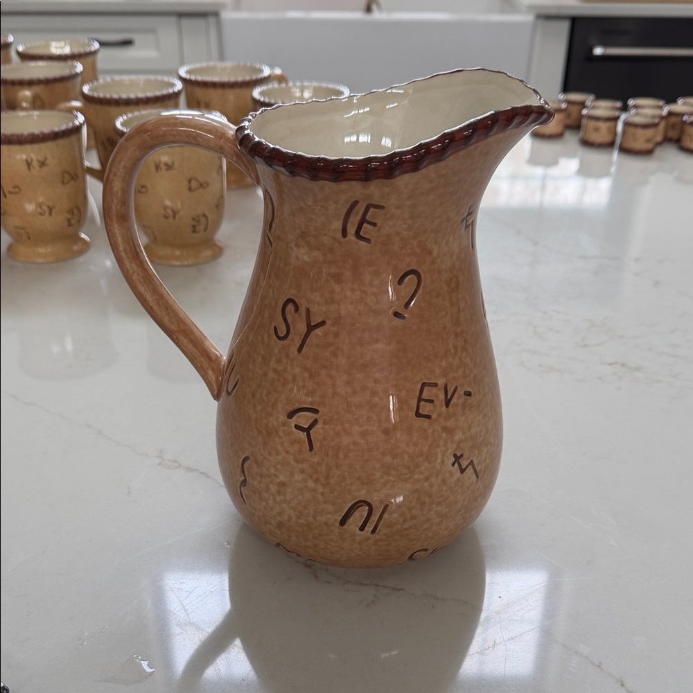 Montana Silversmiths Brown Ceramic Pitcher